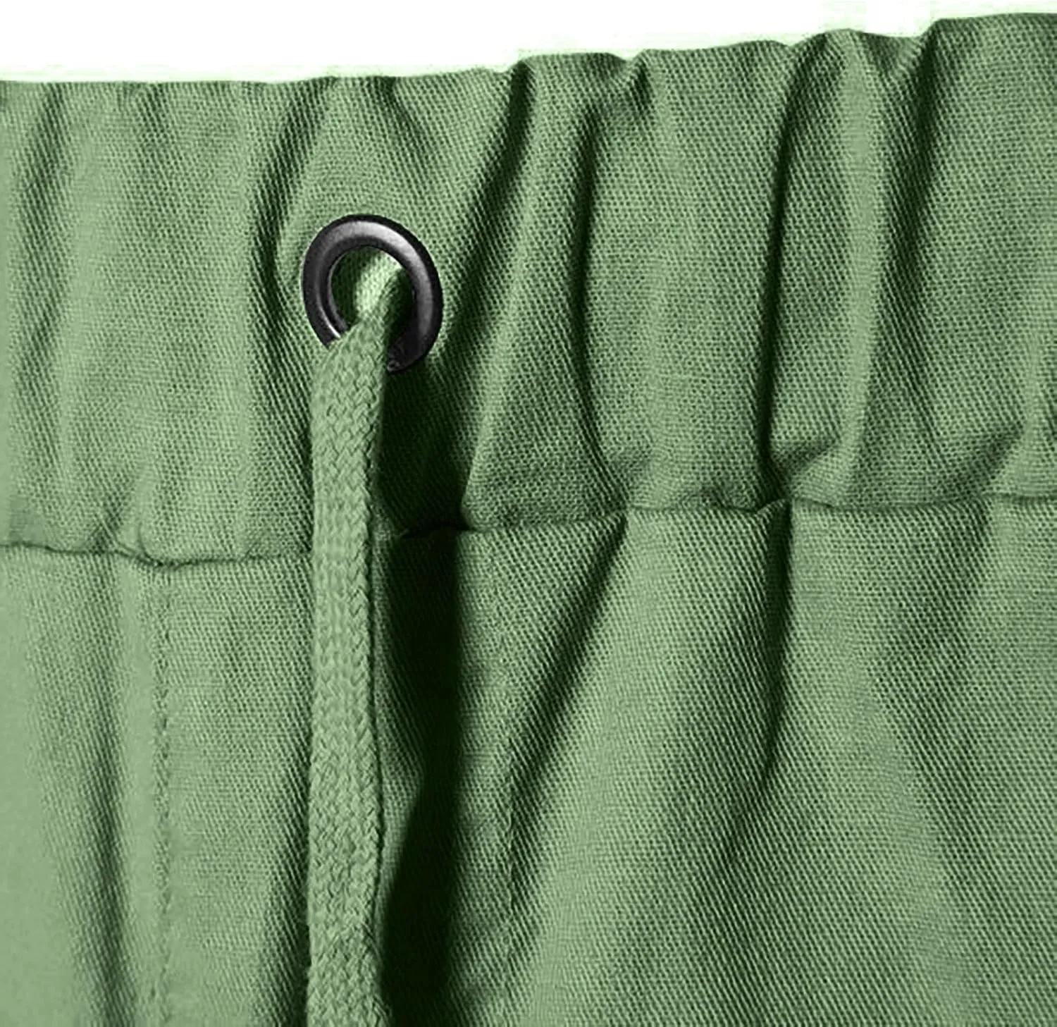 CRNTCEM Drawstring Casual Cargo Shorts for Men Summer Outdoor Twill Chinos Short Relaxed Fit Cotton Work Shorts with Pocket