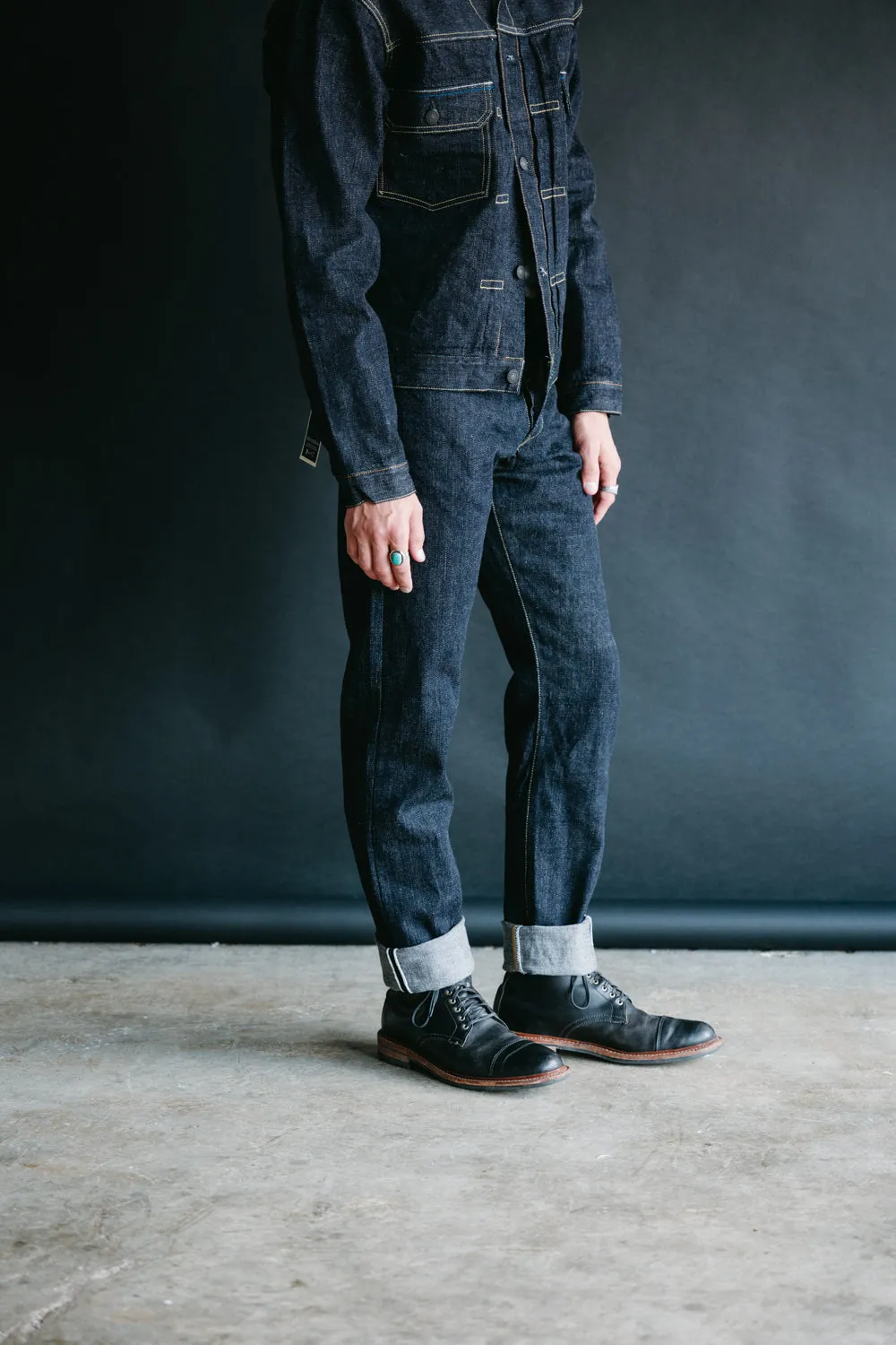 D1838S - 14oz "Mt. Fuji" G3 Selvedge Relaxed Tapered Fit - Indigo O/W