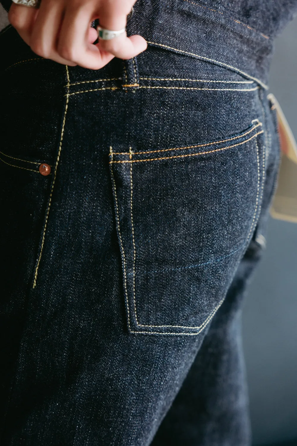 D1838S - 14oz "Mt. Fuji" G3 Selvedge Relaxed Tapered Fit - Indigo O/W