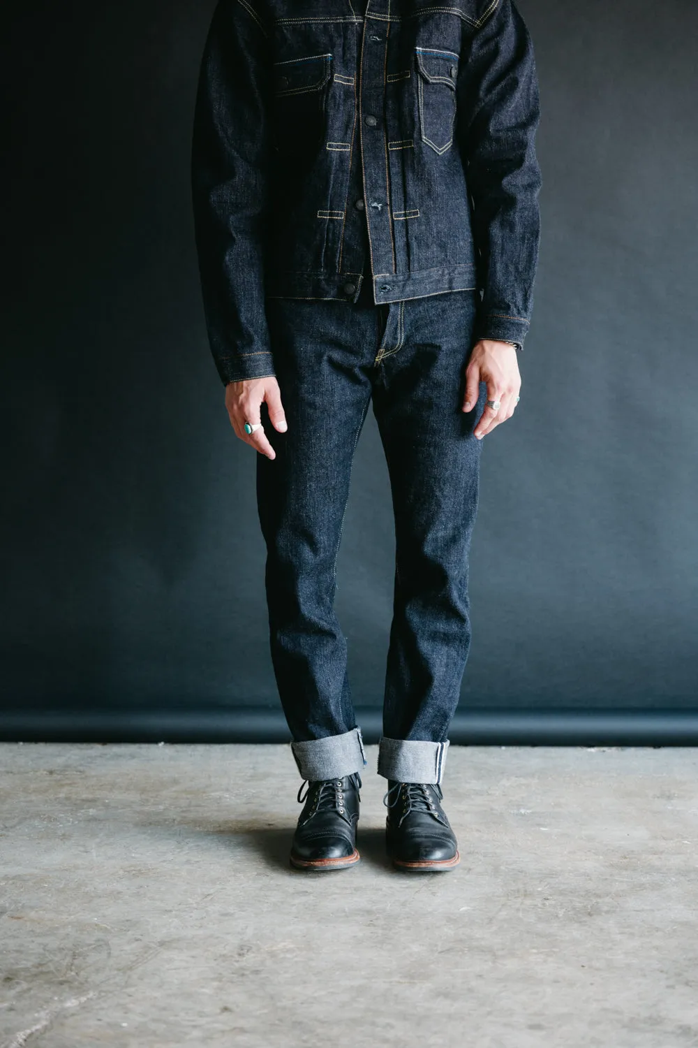 D1838S - 14oz "Mt. Fuji" G3 Selvedge Relaxed Tapered Fit - Indigo O/W