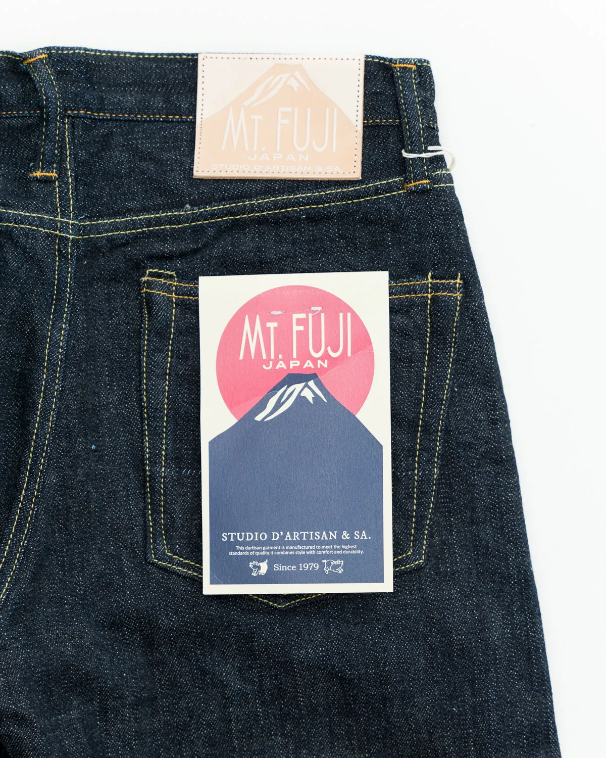 D1838S - 14oz "Mt. Fuji" G3 Selvedge Relaxed Tapered Fit - Indigo O/W