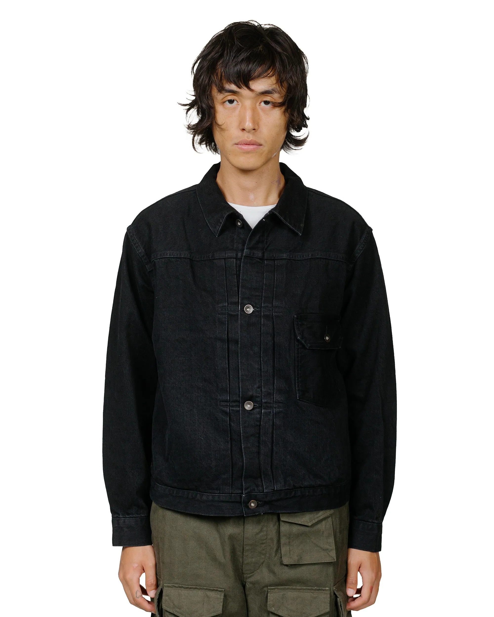 marka New Type1 Denim Jacket 13.5oz Selvedge Denim Black