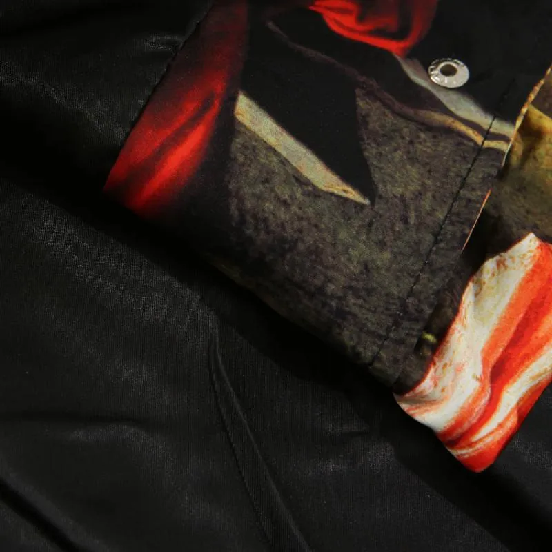 Men's Casual Printed Windbreaker
