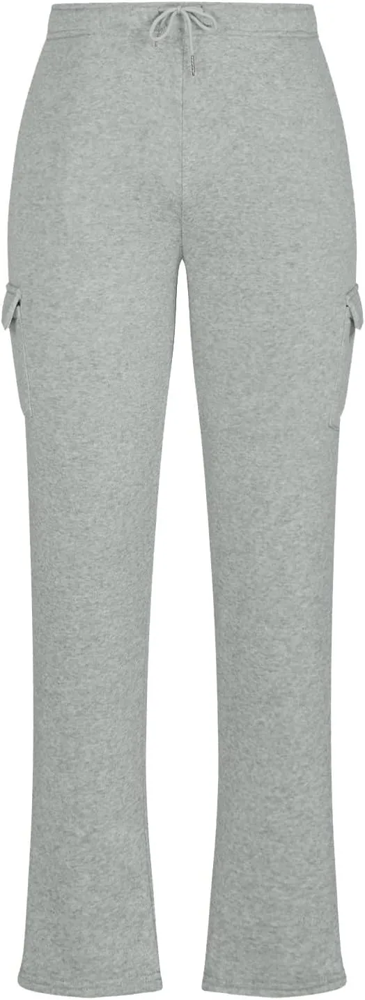 Mens Spring and Autumn Sweatpants Cotton Casual Outdoor Sports Pants Elastic Waist Drawstring Athletic Hiking Chinos
