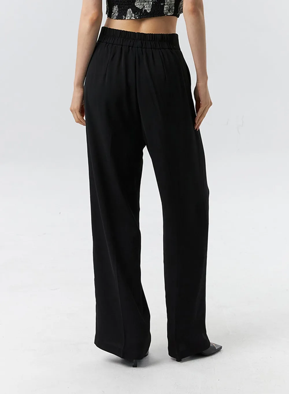 Mid-Rise Tailored Pants IL321