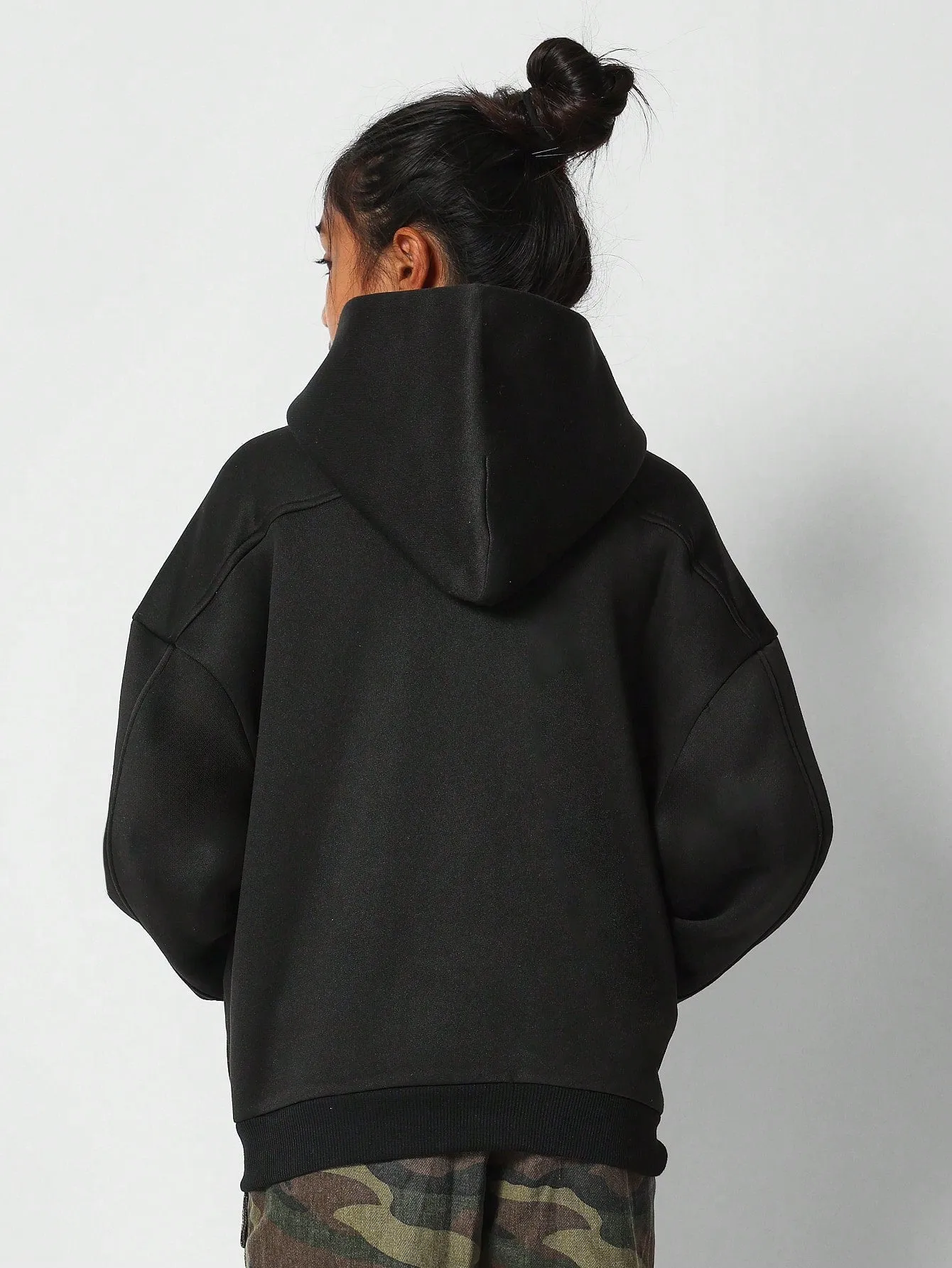 Tween Girls Comfy Regular Fit Zip Through Hoodie