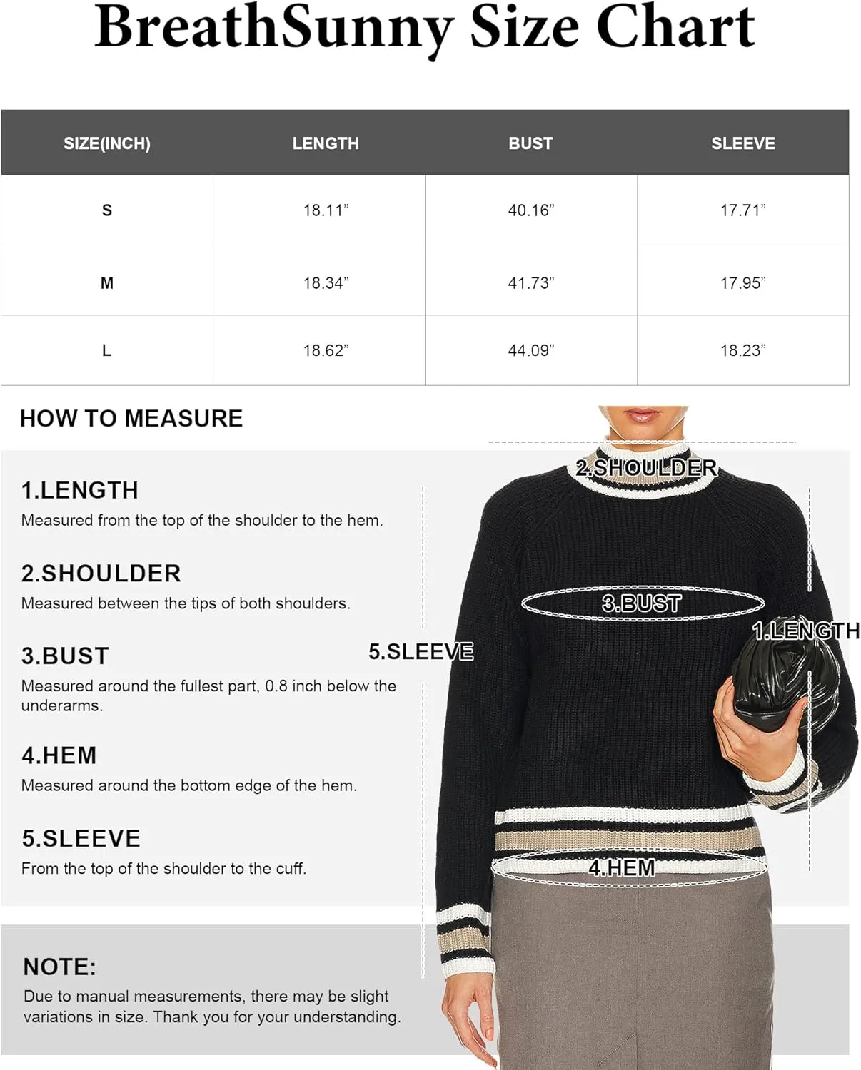 Womens Fall Ribbed Knit Cropped Mock Neck Color Block Trim Long Sleeve Pullover Sweater 2024